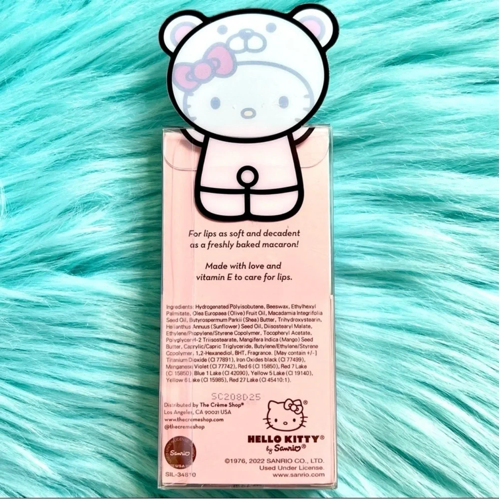 Crème Shop X Sanrio White Chocolate Limited Edition Hello Kitty Macaron Lip Balm - Picture 5 of 7